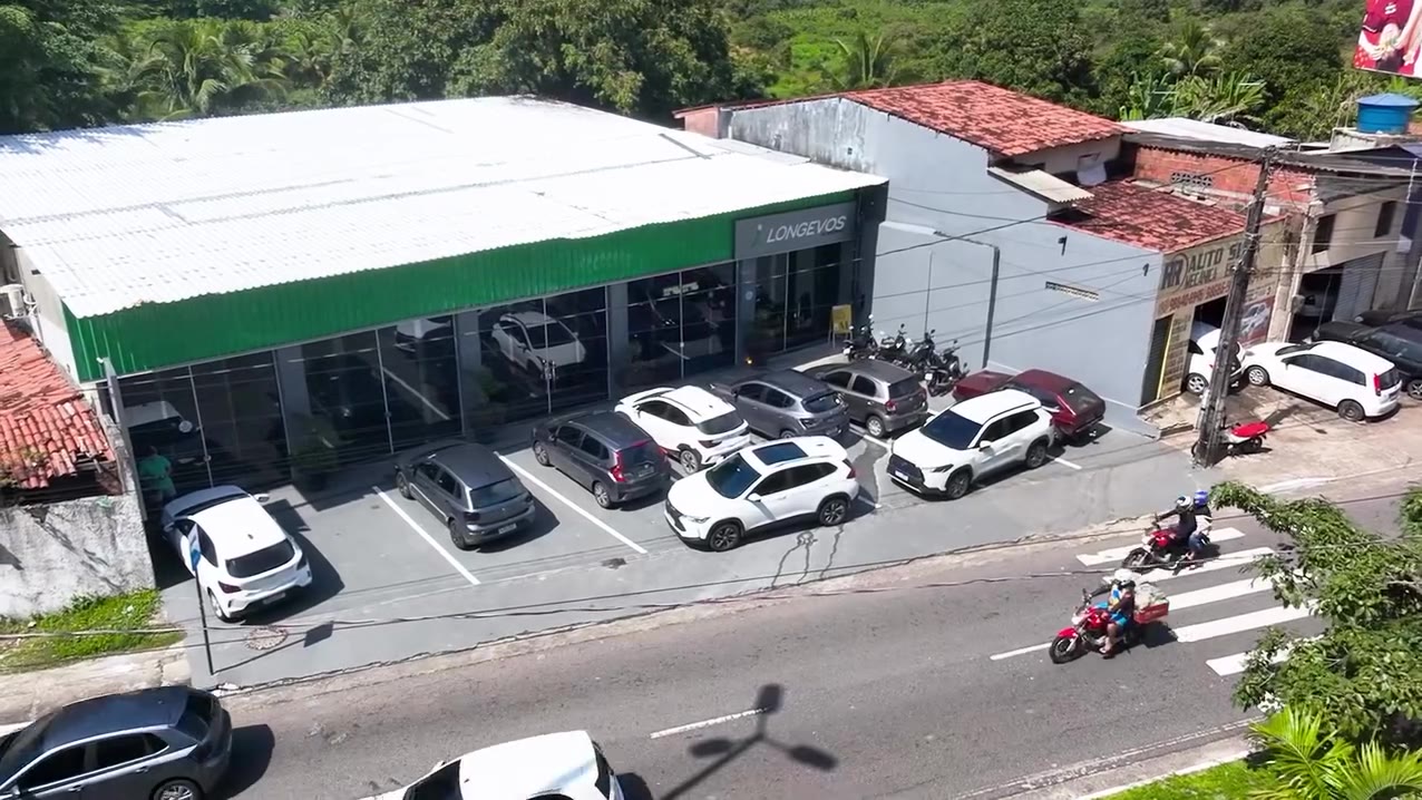 Vista aérea da unidade Longevos em Miramar